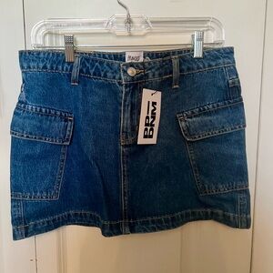 Princess Polly Denim Cargo Skirt